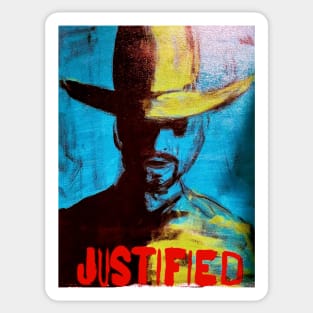 Justified Sticker